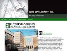 Tablet Screenshot of elitedevelopmentinc.com